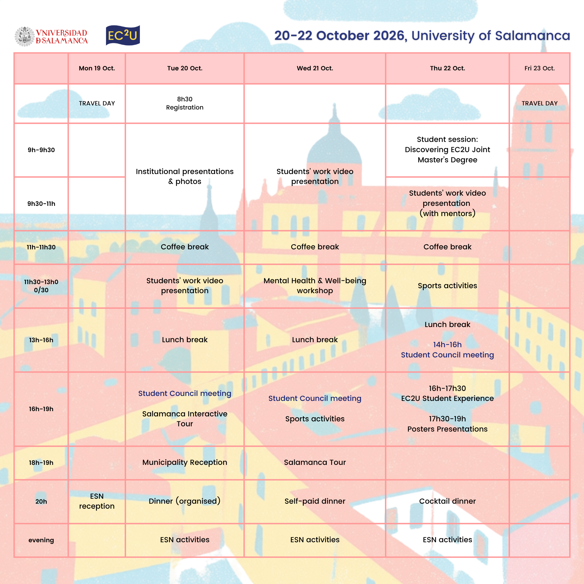 Student Event 2026 Programme